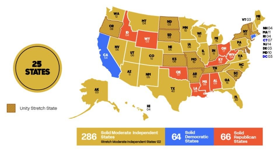 Third Way S Misrepresentation Of No Labels 2024 Victory Map No Labels   Image 